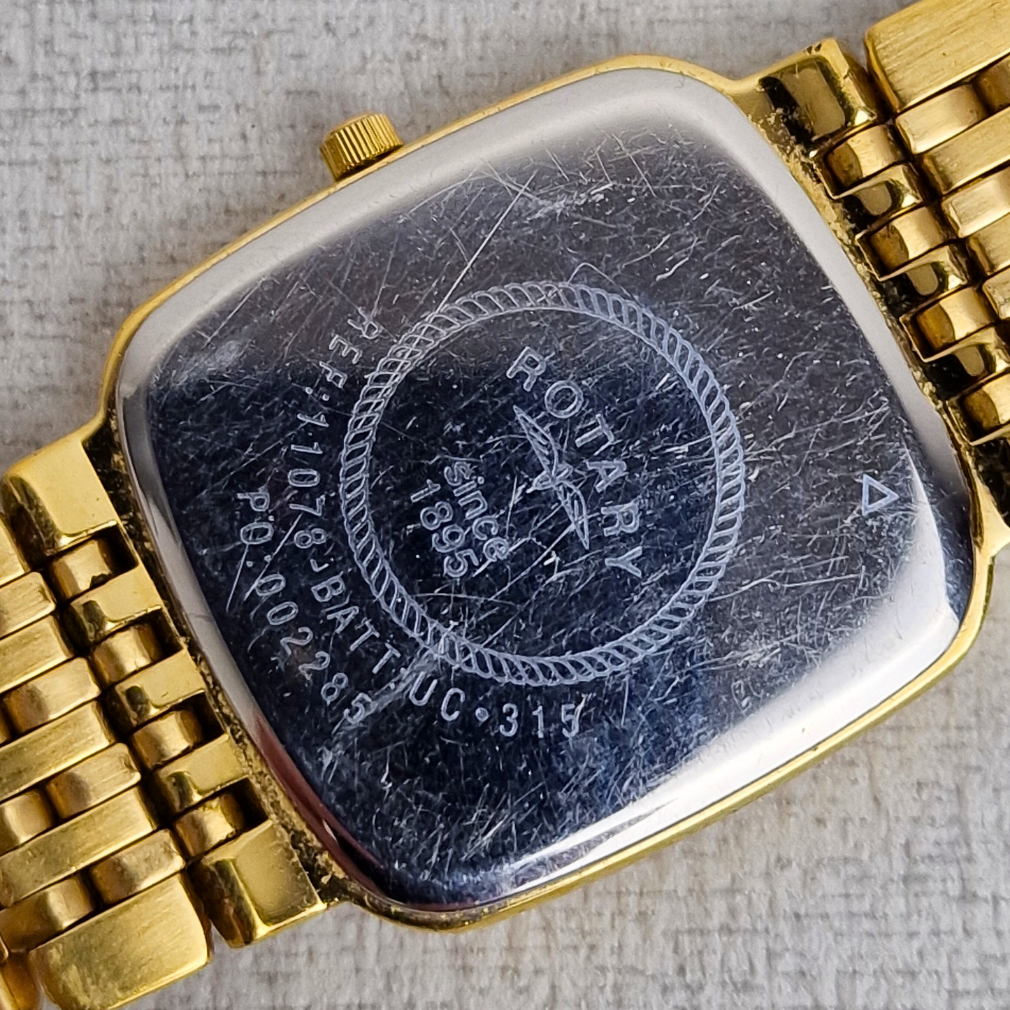 Mens Vintage Rotary Tank Watch (Ref. 11078)