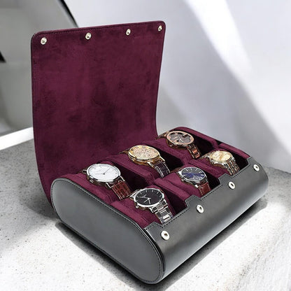 Leather Watch Travel Case