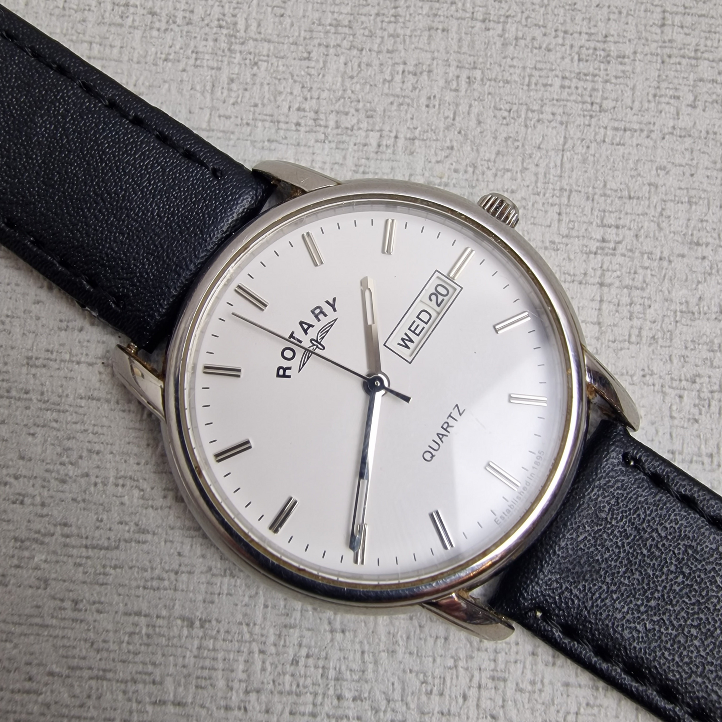 Men's Rotary Day-Date Watch (Ref. GB02762/02)