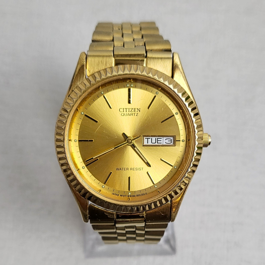 Men's Citizen CQ Quartz Day-Date 6100-R00391