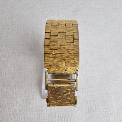 Men's Gold Rotary Mechanical Winding