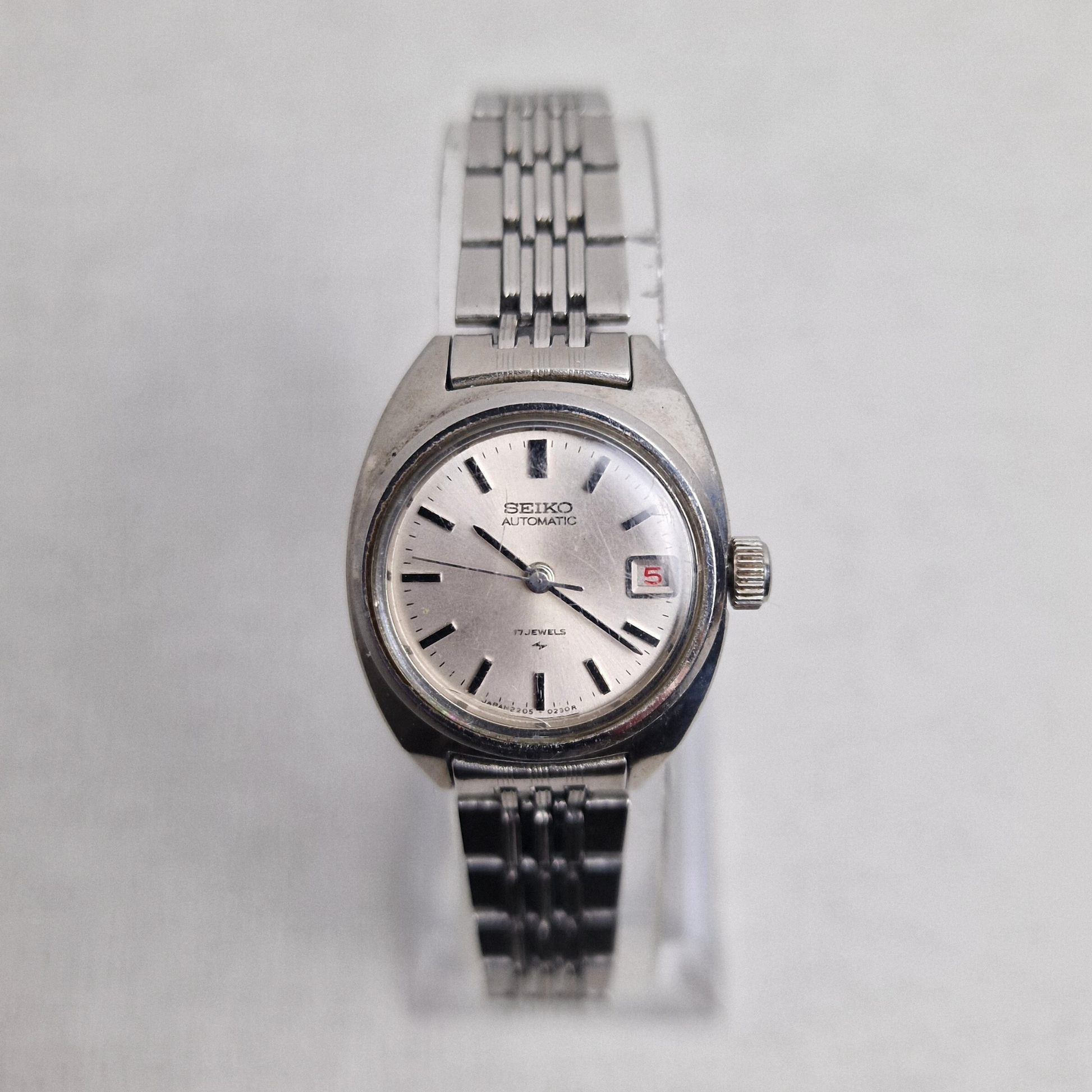 Main View - Seiko Vintage Ladies Watch – 25mm stainless steel Case, silver Dial, stainless steel – automatic