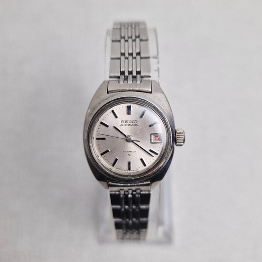 Main View - Seiko Vintage Ladies Watch – 25mm stainless steel Case, silver Dial, stainless steel – automatic