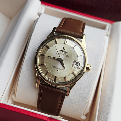 Vintage Omega Constellation Pie Pan Deluxe 14902-3