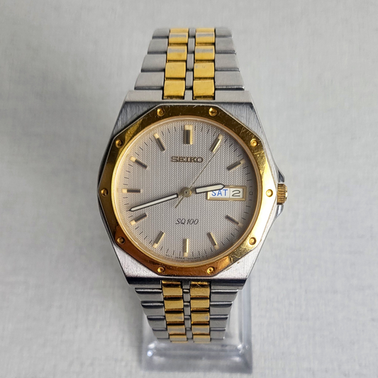 Men's Vintage Seiko SQ100 "Royal Oak"