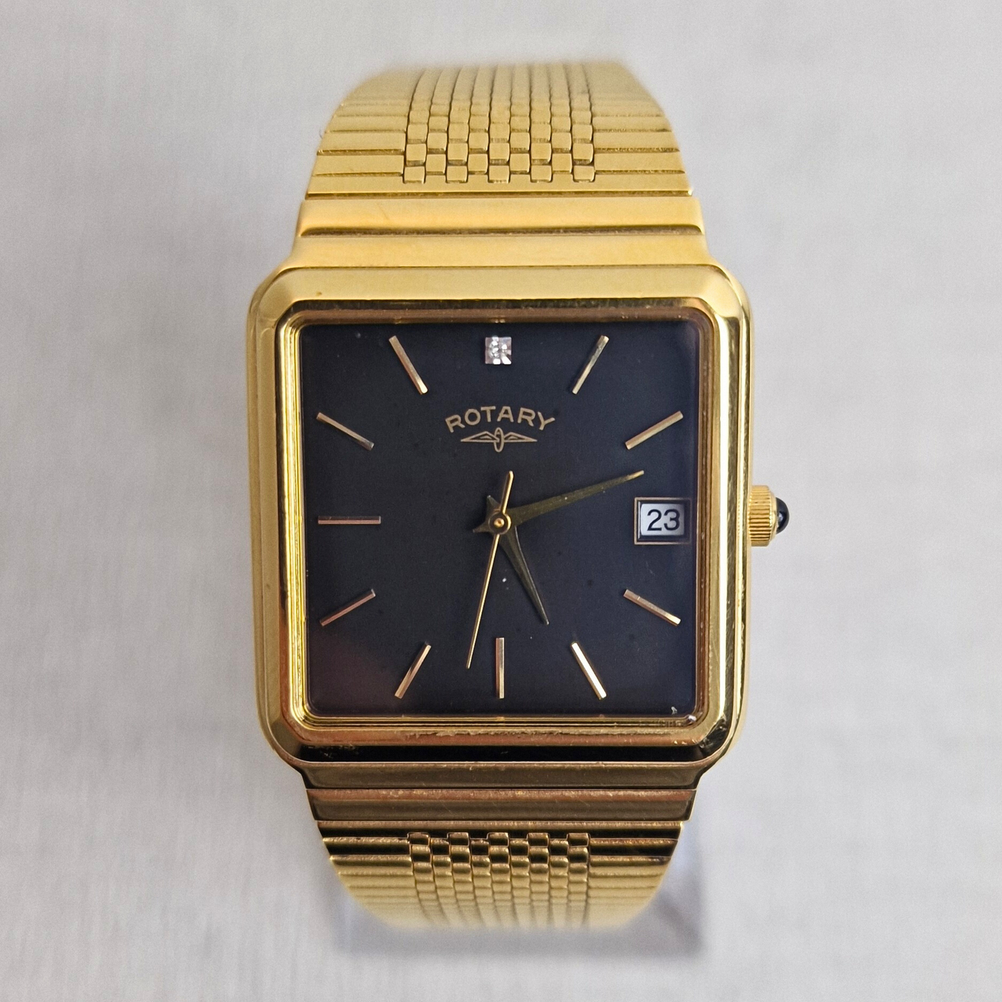 Mens Gold Rotary Diamond Tank (Ref. 4531)