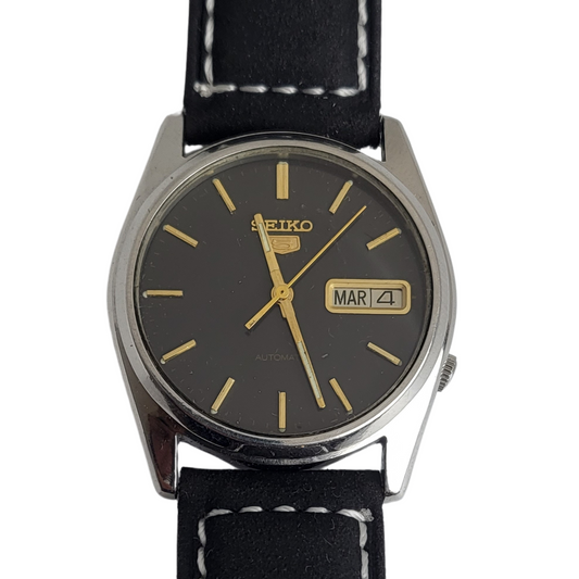 Men's Seiko 5 Automatic (Black Dial)