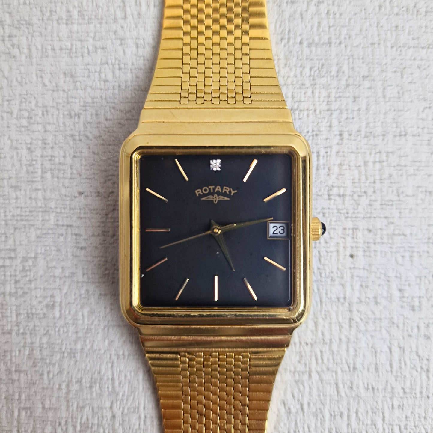 Mens Gold Rotary Diamond Tank (Ref. 4531)