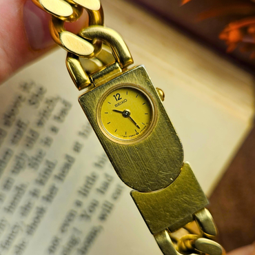 Vintage Seiko 1E20-0350 Men’s Cuban Link